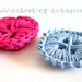Bottoni a 4 fori da fare a crochet "modello Alessia" - uncinetto - Pattern schema PDF