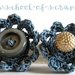 Schema Pattern per realizzare gli anelli all'uncinetto crochet "Flower Power Ring" - PDF