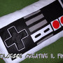 Black Friday MAXI Cuscino Joystick Retro Nintendo idea regalo gamer geek  - HANDMADE -