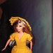 abito barbie  uncinetto di colore giallo