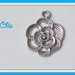 6 charms fiore 24x20mm