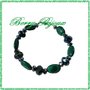 BRACCIALE IN MALACHITE OVALE Cod. br-28pd