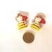 UN CIONDOLO A SCELTA      -dalla serie una favola da indossare BELLE    - FIMO  charms per orecchini, braccialetti, collane, portachiavi