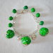 PARURE COLLANA BRACCIALE ORECCHINI IN FIMO VERDE