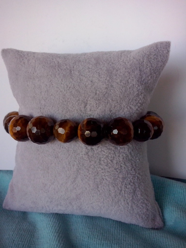 Bracciale Regolabile In Pietre Naturali: Ametista, Occhio Di Tigre, Tormalina Nera E Quarzo, Con Occhio Greco Portafortuna, Per Donna E Uomo