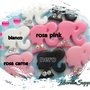 1 PZ BARBIE CABOCHON IN RESINA CON STRASS 20MM#ROSA FORTE