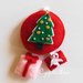 Decorazione natalizia 'albero di Natale con regalino rosa': l'addobbo in feltro per il vostro albero!