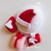 Decorazione BABBO NATALE: un addobbo in feltro per il vostro albero di Natale bianco e rosso!