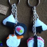 Portachiavi Sushi Peluche - Ciondolo Salmone Carino, Morbido, Per Borsa