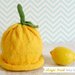Cappellino in Lana giallo, Baby Magic Hats, Cappellino Limone per bambino