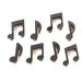 CIONDOLI PLEXIGLASS  - OTTO NOTE MUSICALI - ideali per creare orecchini, braccialetti, ciondoli, collane, scrapbooking
