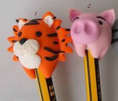 Copri-matita o penna con animaletti