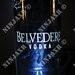 Lampada Bottiglia Magnum 1,75 lt Belvedere Silver Saber Limited Edition