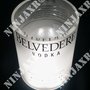 3 Bicchieri Bottiglia Vodka Belvedere Old Fashion Led