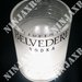 3 Bicchieri Bottiglia Vodka Belvedere Old Fashion Led