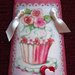Tegole. Tegola muffin rose rosse, in miniatura: bomboniera o idea regalo!