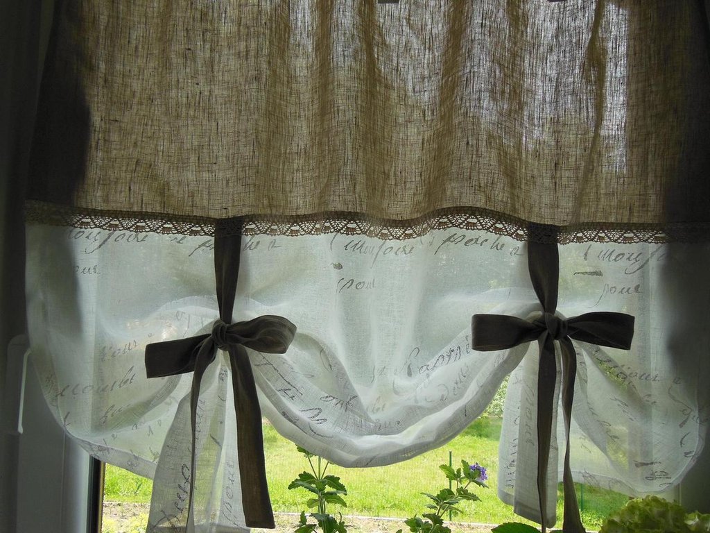 SHABBY Tessuto A Righe In Lino E Cotone By The House Of Lyria - Foto 6