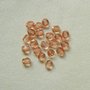 ,, OFFERTA ,, lotto 60 perline in mezzo cristallo rosa da 4 mm.