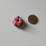 Ciondolo Ciambella - Donut In Fimo - Gioielli - Ciondoli - Di Le Cr
