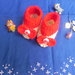 Scarpette-stivaletti neonato realizzati ad uncinetto