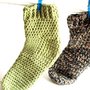 Pattern per realizzare i CALZETTONI unisex a crochet uncinetto di Tramontana Uniquely Couture