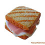 Calamita magnete frigo toast sandwich in fimo