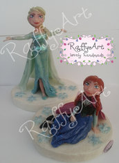 Cake topper Frozen Anna & Elsa