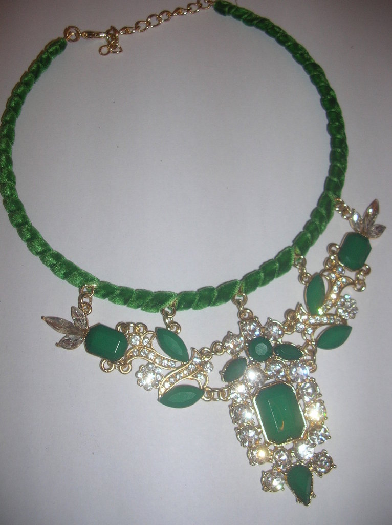 Collana girocollo in cristallo Aurora Borealis: collana da sposa in argento - Italia