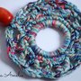 ORECCHINI CROCHET PENDENTI MULTICOLOR