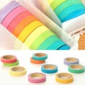 Nastri Adesivi Washi Tape Multicolori