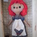 *Bambola di stoffa da collezione, Raggedy Ann*