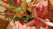idea regalo composizione fiori origami