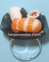 anello  sushi fimo cernit
