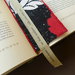 Segnalibro handmade in tessuto giapponese Kokka – haiku