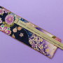 Segnalibro handmade in tessuto giapponese shibori – haiku