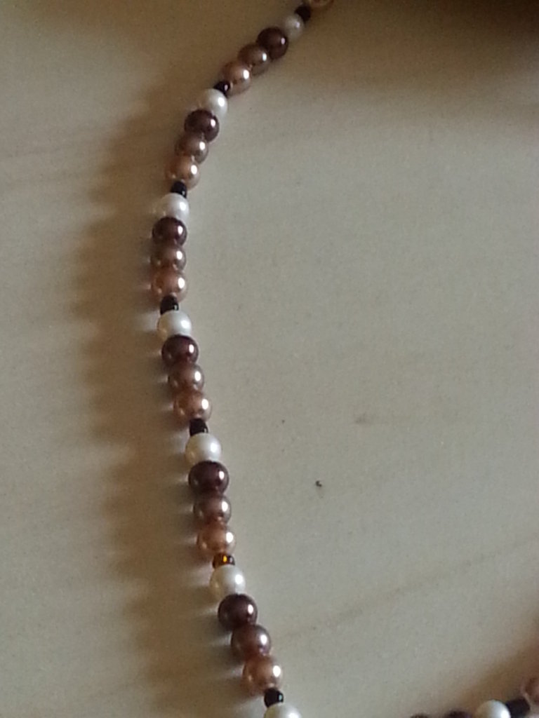 Maison Dianie Parure Donna Con Collana E Bracciale In Argento 925 E Perle Bianche 5 Mm