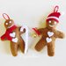 Biscotti di Pandizenzero in feltro: decorazioni per l'albero di Natale, calamite o spille?