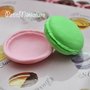 STAMPO MACARON 4cm ST0027 stampo silicone flessibile kawaii charm fimo sapone resina gesso parigi ladurèe miniature gioielli