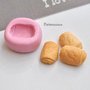 STAMPO PANE ST012 croissant in silicone flessibile stampo dolci dollhouse fimo gioielli charms cabochon cibo in miniatura kawaii