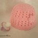 cappello neonata rosa ad uncinetto