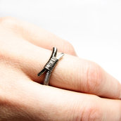 Anello in acciaio inossidabile unisex, anello unisex, gioiello uomo, gioiello donna - Stainless Steel ring IV
