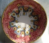 Ciotola / Spaghettiera / Insalatiera in ceramica dipinta a mano.Dec Geo/Floris