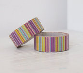 Washi Tape - Purple stripe