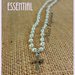 Collana rosario madreperla croce essential