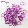 LOTTO 50 ANELLINI ALLUMINIO PER CHAIN MAILLE – 10mm – Light Purple