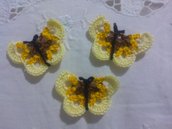 30 farfalline colori marrone-giallo-giallino (per Nicoletta)