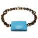 Bracciale con pietra blu azzurra, bracciale in rame - disponibile sulla richiesta - Blu stone bracelet I