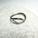 Anello in acciaio inossidabile unisex, anello unisex - Stainless Steel simple ring VIII