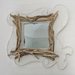 Specchio "ISABEL" con legni di mare fatto a mano