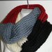 Sciarpa in lana a 4 colori
